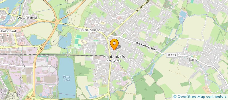 localisation de l'entreprise LES BOURGUIDONS AMIS-RICAINS  SAINT-MARCEL