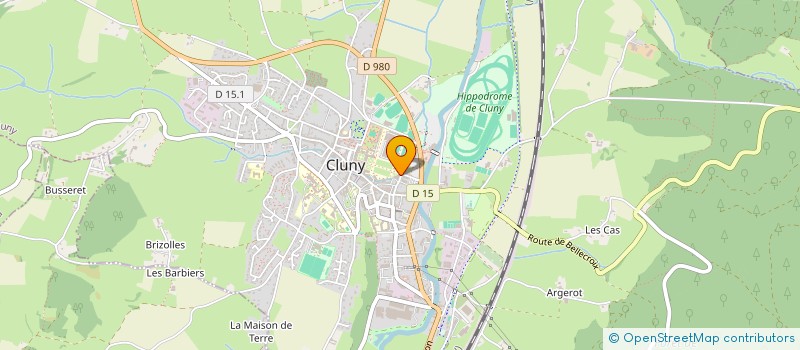 localisation de l'entreprise LES BOURGUIN'S EN 4L  CLUNY