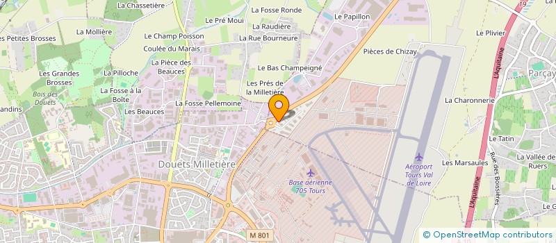 localisation de l'entreprise LES BOURNAIS  PARCAY-MESLAY