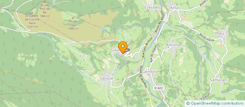 localisation de l'entreprise LES BOURRASQUES BAROUSSAISES  SARP