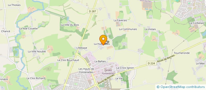 localisation de l'entreprise LES BOURSES MORDELAISES à MORDELLES