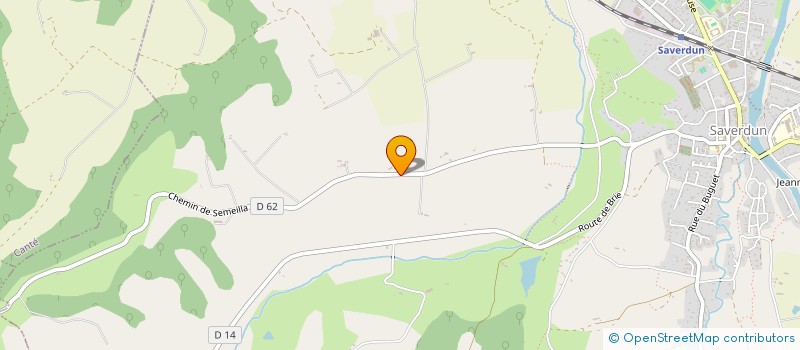 localisation de l'entreprise LES BOUSEUX à SAVERDUN