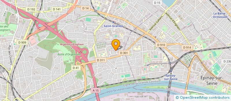 localisation de l'entreprise LES BOUT'CHOUS D'ORGEMONT à ARGENTEUIL