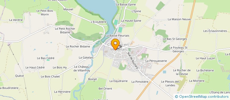 localisation de l'entreprise LES BOUT - CHOUX  CHATILLON-EN-VENDELAIS