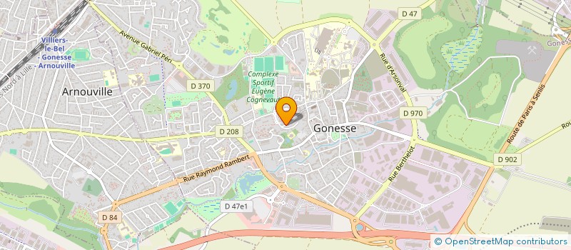 localisation de l'entreprise LES BOUT'CHOUX  GONESSE