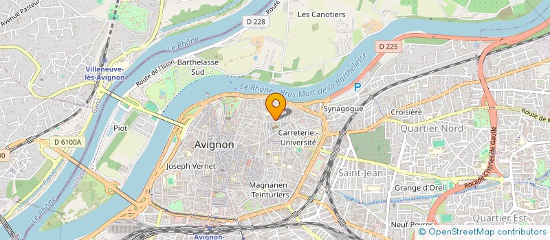 localisation de l'entreprise LES BOUTIQUES ALIMENTAIRES ET SOCIALES - IMAGINE 84 à AVIGNON