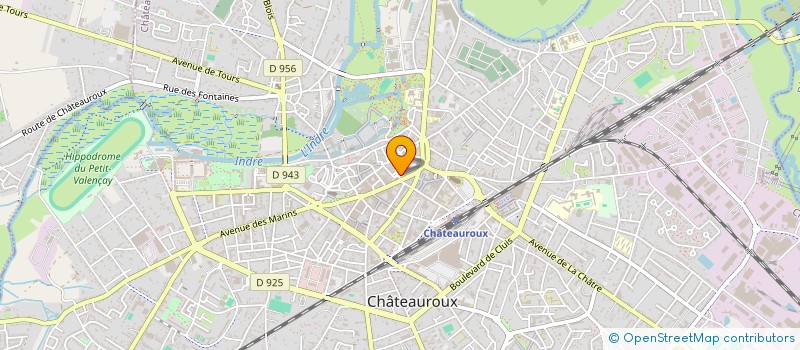 localisation de l'entreprise LES BOUTIQUES DE CHATEAUROUX à CHATEAUROUX