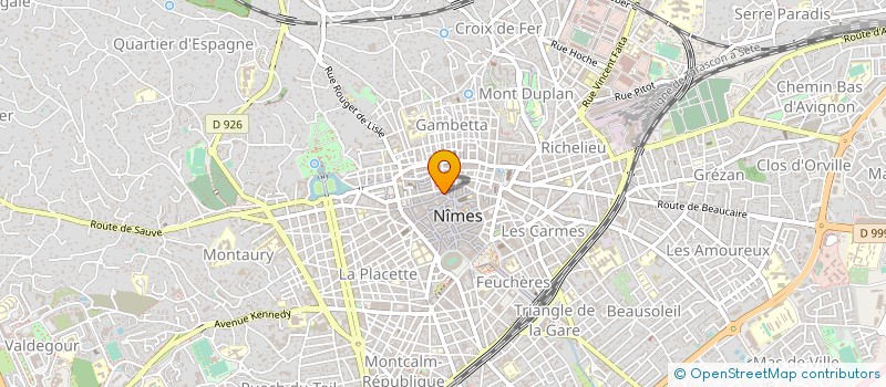 localisation de l'entreprise LES BOUTIQUES DE JUVENEL à NIMES