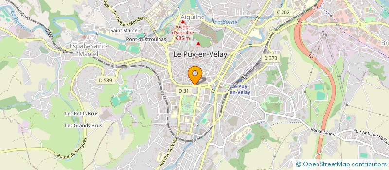 localisation de l'entreprise LES BOUTIQUES DE MAX  ESPALY-SAINT-MARCEL