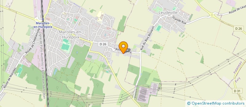 localisation de l'entreprise LES BOUTONS D'OR  MAROLLES-EN-HUREPOIX