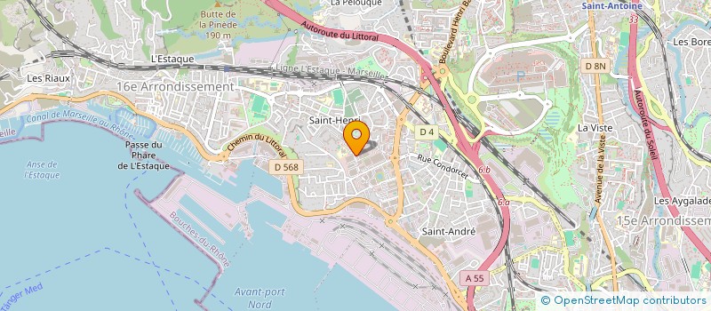 localisation de l'entreprise LES BOUTS DE BOIS à MARSEILLE 16EME