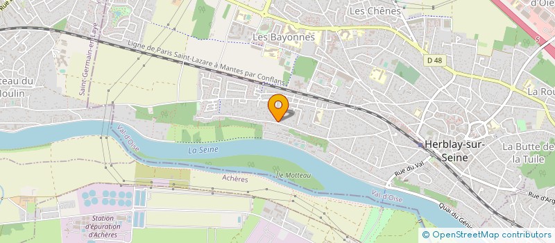 localisation de l'entreprise LES BOUTS DE CHOUX à HERBLAY-SUR-SEINE