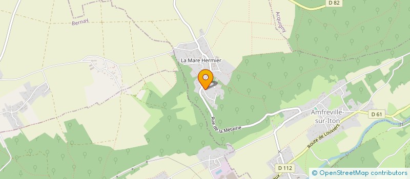 localisation de l'entreprise LES BOUVREUILS  AMFREVILLE-SUR-ITON