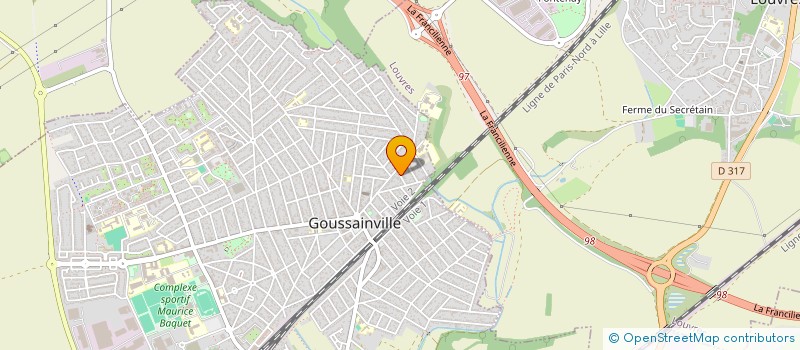 localisation de l'entreprise LES BOUVREUILS à GOUSSAINVILLE