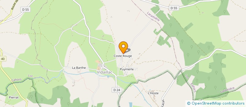 localisation de l'entreprise LES BOX  LIMOGNE-EN-QUERCY