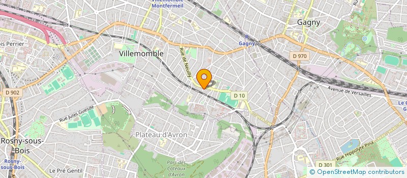 localisation de l'entreprise LES BOX DE MAEL à VILLEMOMBLE