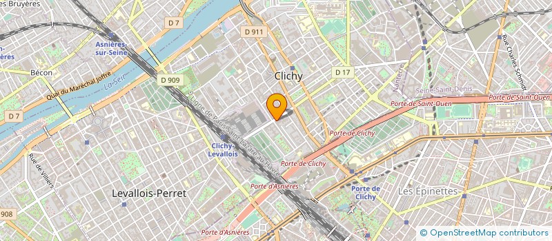 localisation de l'entreprise LES BOXES 11 à CLICHY