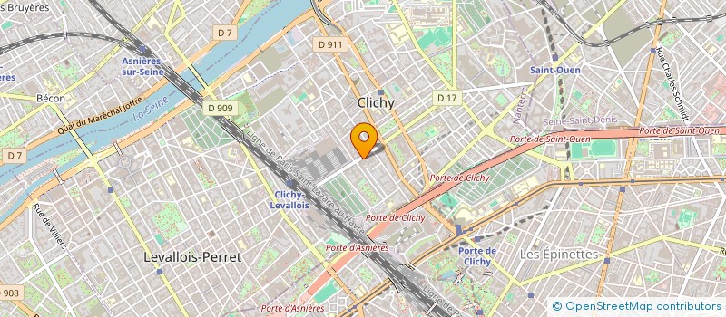 localisation de l'entreprise LES BOXES D'ANNECY à CLICHY