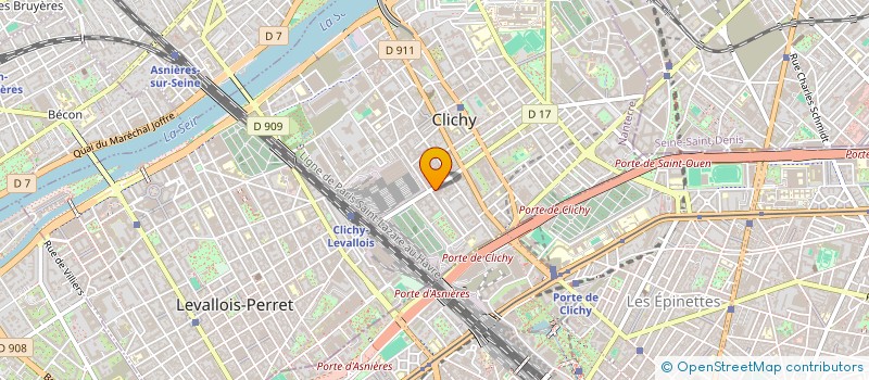 localisation de l'entreprise LES BOXES DE CHARTRES à CLICHY