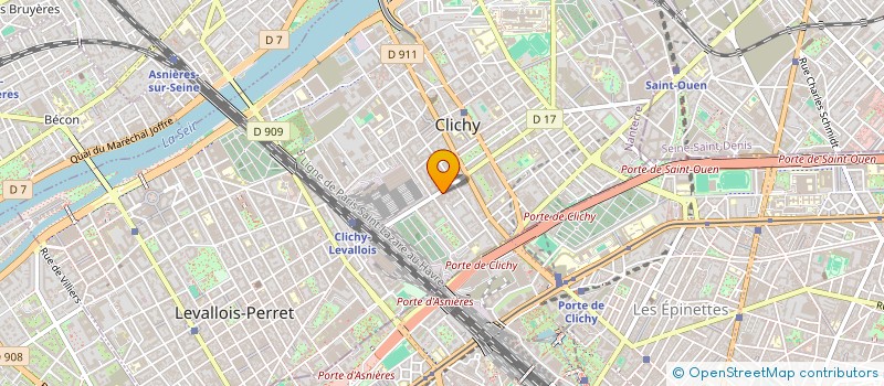 localisation de l'entreprise LES BOXES DE LIMOGES à CLICHY
