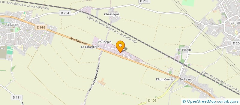 localisation de l'entreprise LES BOXS ROCHELAIS  SALLES-SUR-MER