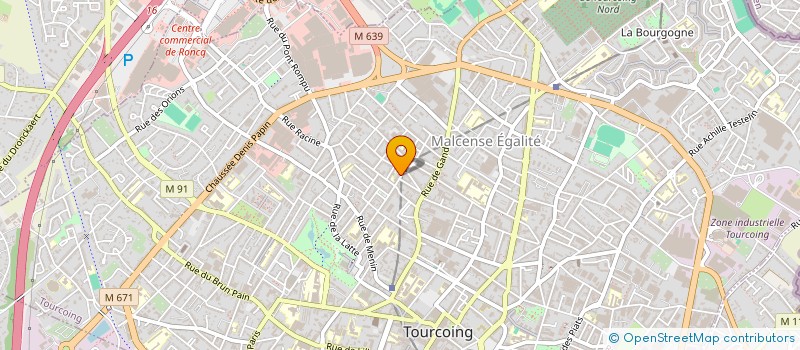 localisation de l'entreprise LES BRACELETS VERTS DE MINEMINE à TOURCOING