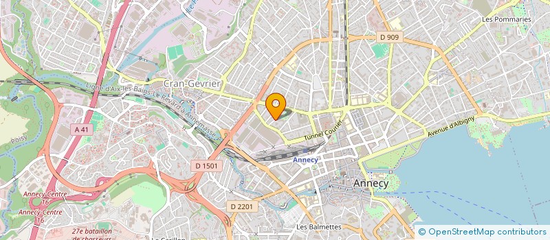 localisation de l'entreprise LES BRANCHY  ANNECY