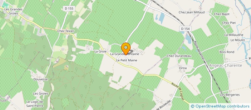 localisation de l'entreprise LES BRANDES à GRAVES-SAINT-AMANT