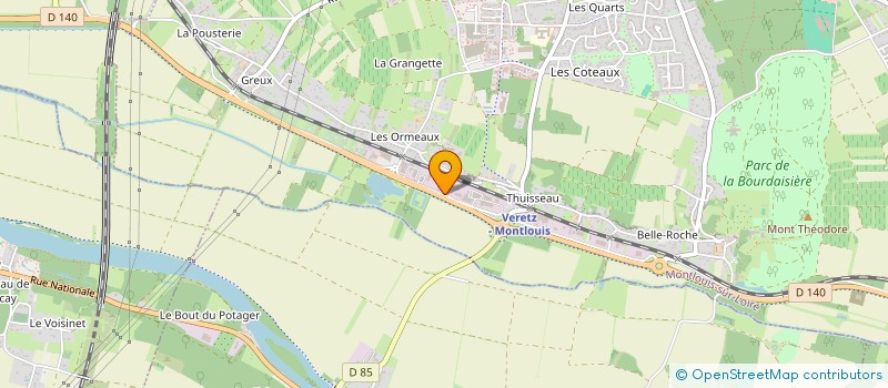 localisation de l'entreprise LES BRAQUETS GOURMANDS  MONTLOUIS-SUR-LOIRE