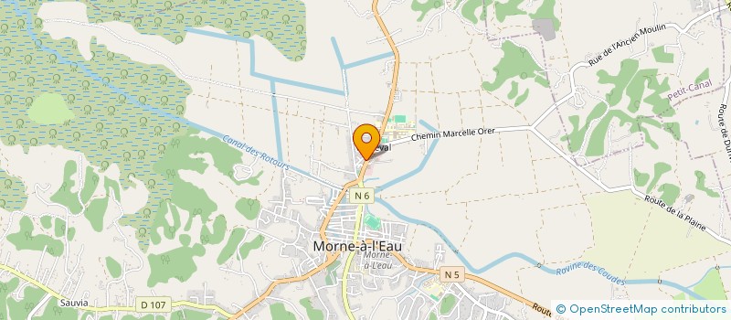 localisation de l'entreprise LES BRAS OUVERTS à MORNE A L'EAU