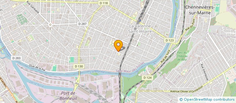 localisation de l'entreprise LES BRAS OUVERTS à SAINT-MAUR-DES-FOSSES