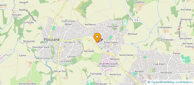 localisation de l'entreprise LES BRASSEURS D 'AIRS  PLOUZANE