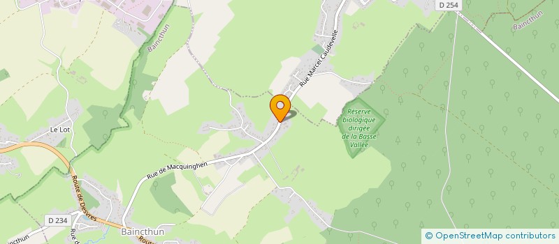 localisation de l'entreprise LES BRASSEURS DES TERRES D'OPALE  BAINCTHUN