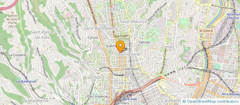 localisation de l'entreprise LES BRASSEURS DU DIMANCHE  NICE