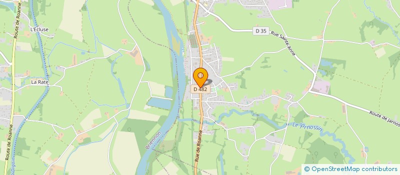 localisation de l'entreprise LES BRASSEURS DU SORNIN à POUILLY-SOUS-CHARLIEU