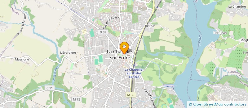 localisation de l'entreprise LES BRASSEURS EN ERDRE à LA CHAPELLE-SUR-ERDRE