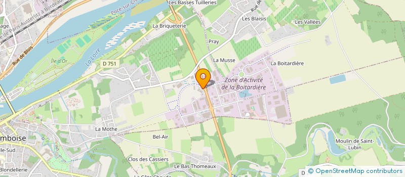 localisation de l'entreprise LES BRASSEURS FRANCAIS AMBOISE  AMBOISE