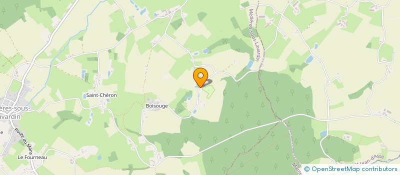 localisation de l'entreprise LES BRAUDIERES CABOTIN MARTIN  MEZIERES-SOUS-LAVARDIN