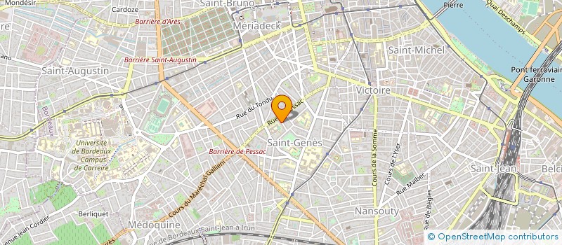 localisation de l'entreprise LES BRAULUGUES à BORDEAUX