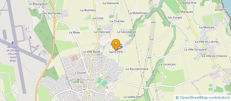 localisation de l'entreprise LES BRAVEHEARTS  PLEURTUIT