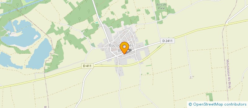 localisation de l'entreprise LES BREBIS DE DAPHNIS  BAZOCHES-LES-BRAY