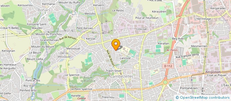 localisation de l'entreprise LES BREIZH ROSES à BREST