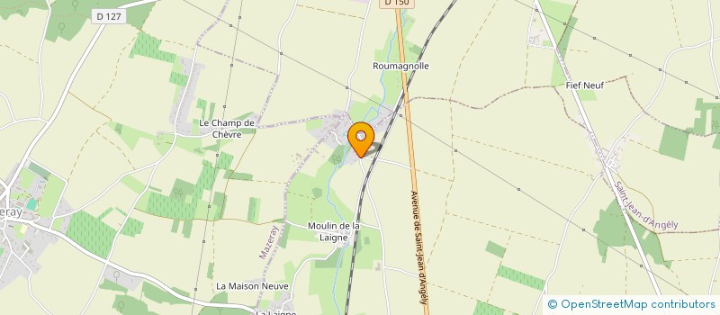 localisation de l'entreprise LES BRELESIES  ASNIERES-LA-GIRAUD