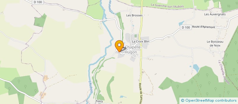 localisation de l'entreprise LES BREMONTS  LA CHAPELLE-HUGON