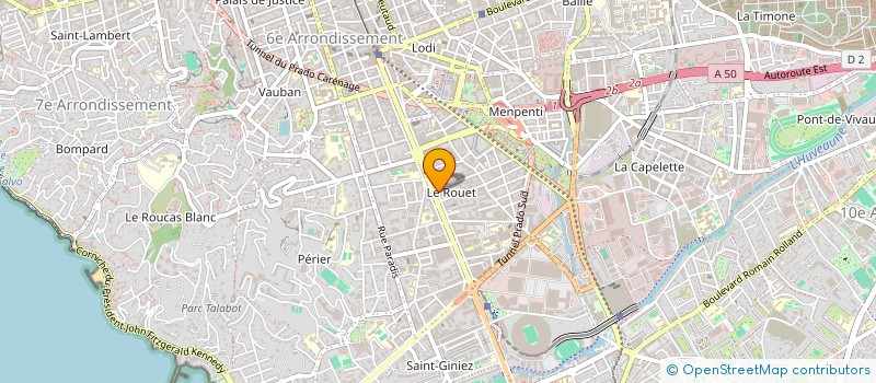 localisation de l'entreprise LES BRESILIENS DE MARSEILLE  MARSEILLE