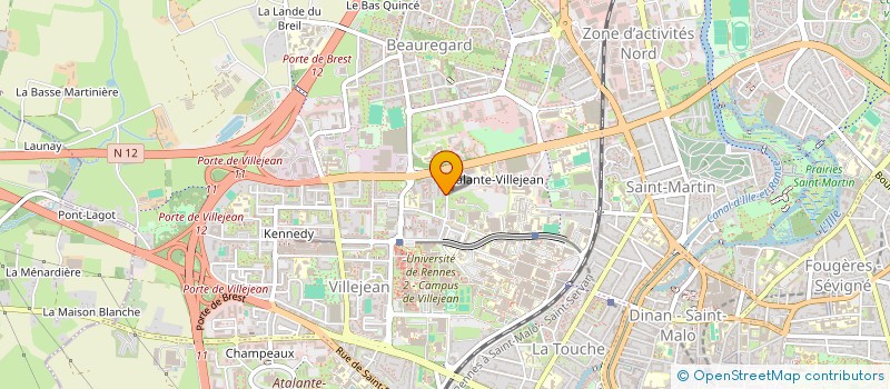 localisation de l'entreprise LES BRETONNES AU CAMBODGE à RENNES