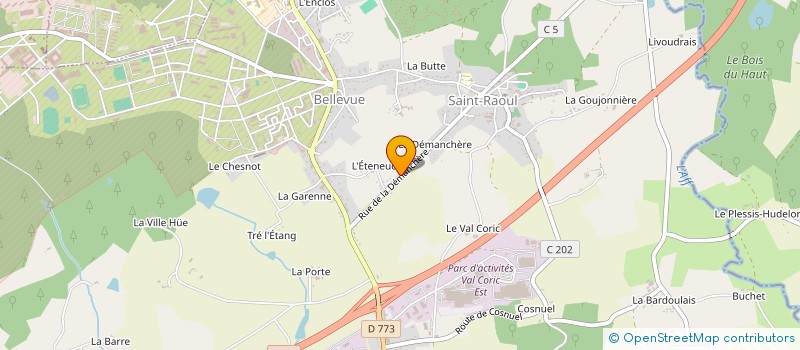 localisation de l'entreprise LES BRETONNES SE LA COULENT DOUCE  GUER