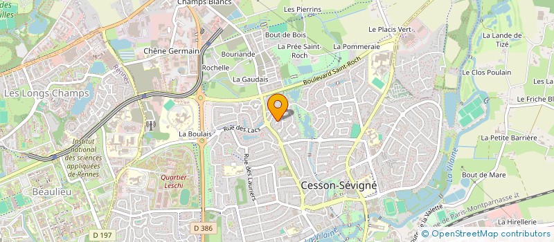 localisation de l'entreprise LES BRETONS  CESSON-SEVIGNE