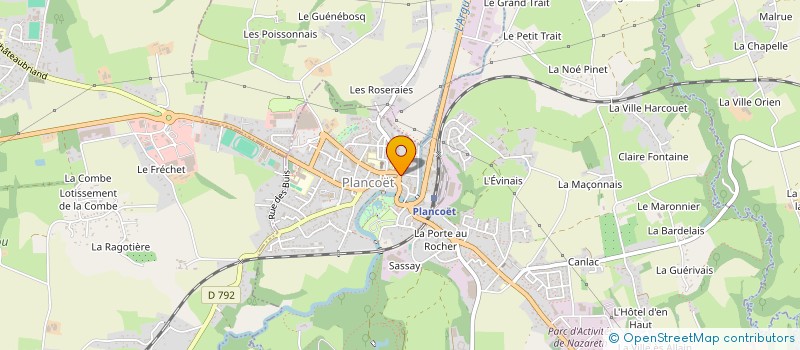 localisation de l'entreprise LES BRETONS AMBULANTS à PLANCOET