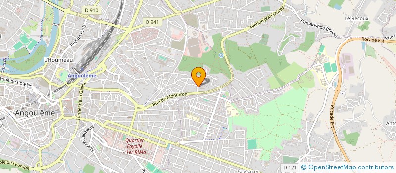 localisation de l'entreprise LES BRETONS D'AFRIQUE DU NORD à ANGOULEME